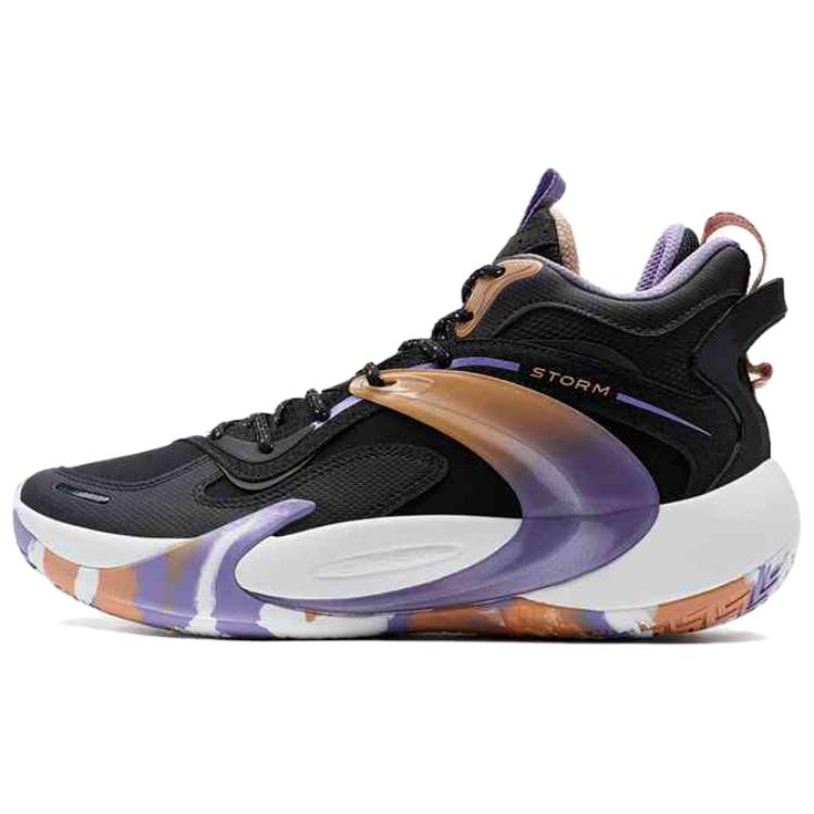 XTEP Баскетбольные кроссовки с высоким берцем, амортизирующие, противоскользящие и износостойкие, мужские, цвет: черный, фиолетовый, розовый
XTEP Баскетбольные кроссовки с высоким берцем, амортизирующие, противоскользящие и износостойкие, мужские, цвет: черный, фиолетовый, розовый