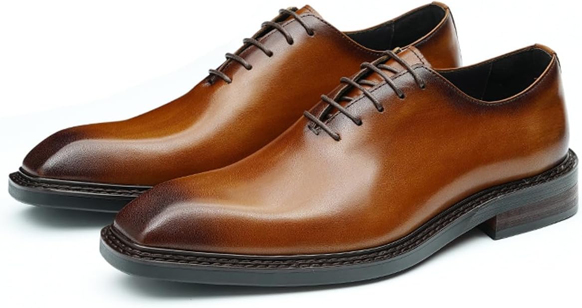 Мужские кожаные оксфорды Santimon, классические формальные туфли с гладким носком и шнуровкой- модные классические туфли для бизнеса, повседневной носки, свадеб и выпускных с амортизирующей стелькой и дышащей подкладкой, коричневый
Мужские кожаные оксфорды Santimon, классические формальные туфли с гладким носком и шнуровкой- модные классические туфли для бизнеса, повседневной носки, свадеб и выпускных с амортизирующей стелькой и дышащей подкладкой, коричневый