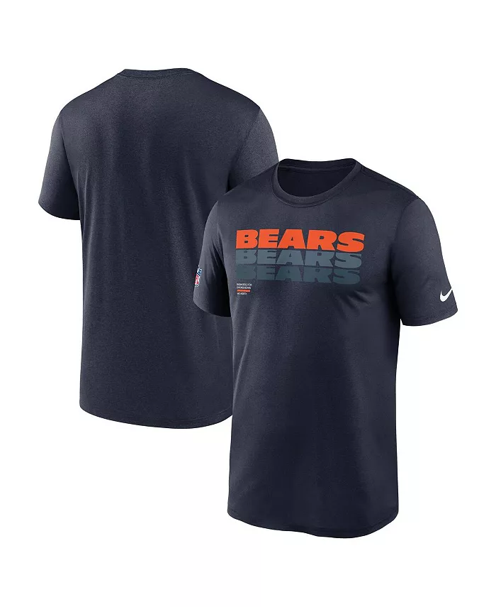 Мужская синяя футболка Chicago Bears Sideline Legend Performance Nike
Мужская синяя футболка Chicago Bears Sideline Legend Performance Nike