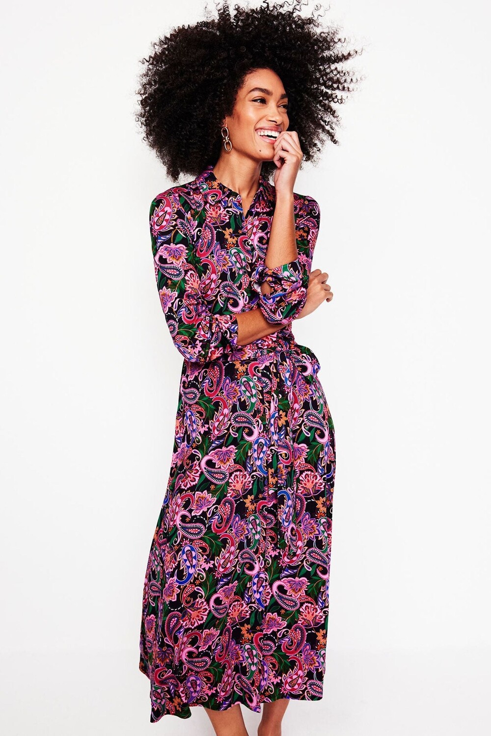 Платье рубашка миди из джерси Marcia Boden, синий
Платье рубашка миди из джерси Marcia Boden, синий