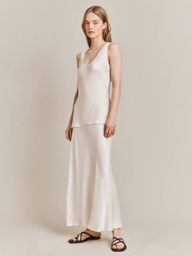 Атласный топ margot Ghost, слоновая кость
Атласный топ margot Ghost, слоновая кость