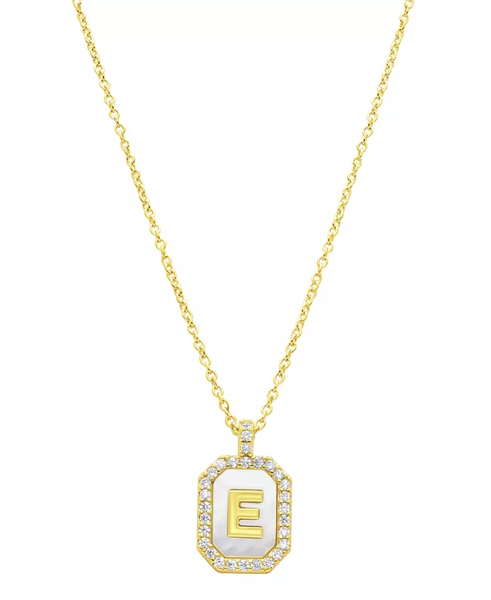 Ожерелье с инициалами из белого перламутра, покрытого 14-каратным золотом ADORNIA, белый
Ожерелье с инициалами из белого перламутра, покрытого 14-каратным золотом ADORNIA, белый