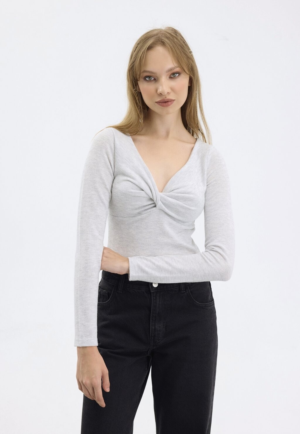 Топ с длинными рукавами Even&Odd, серый
Топ с длинными рукавами Even&Odd, серый