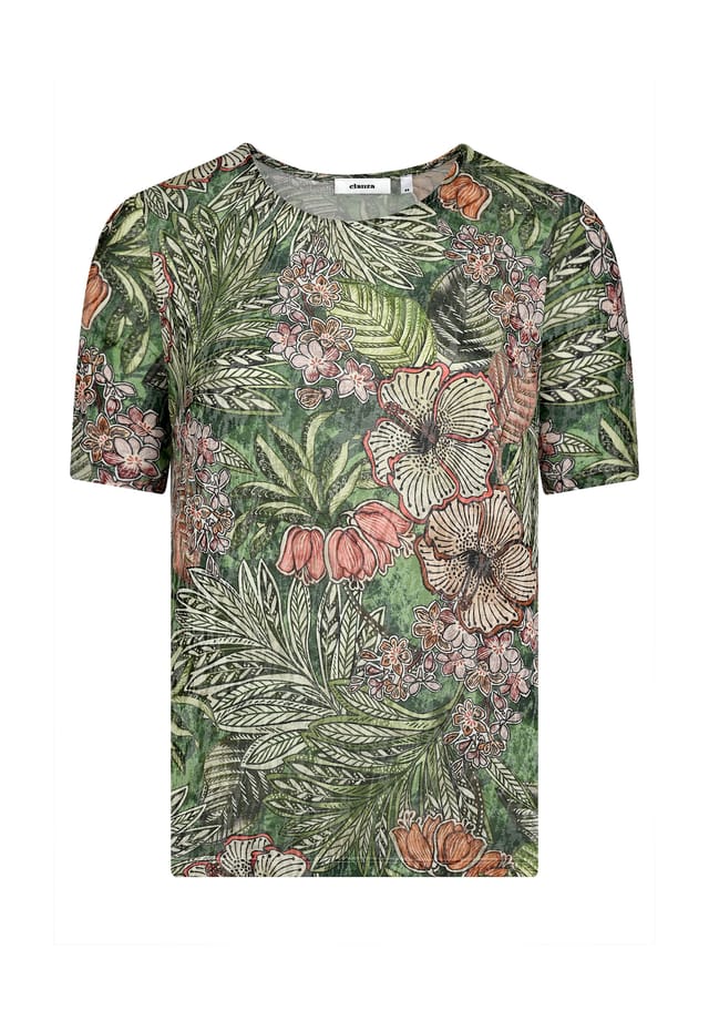 Рубашка с тропическим принтом в зелено-розовом цвете Elanza, мультиколор
Рубашка с тропическим принтом в зелено-розовом цвете Elanza, мультиколор