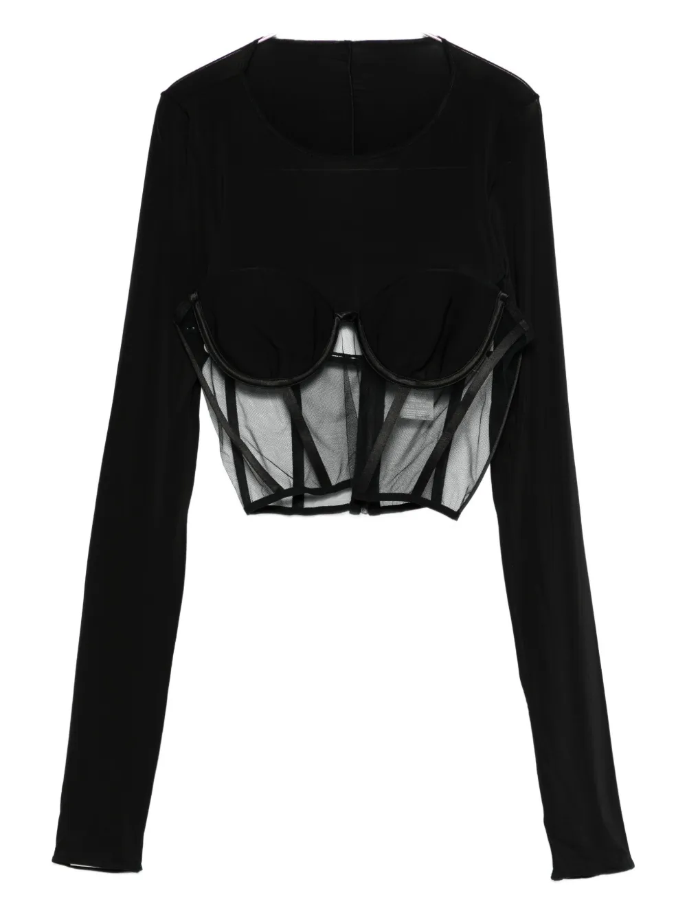 Футболка с сетчатыми вставками Nensi Dojaka, черный
Футболка с сетчатыми вставками Nensi Dojaka, черный