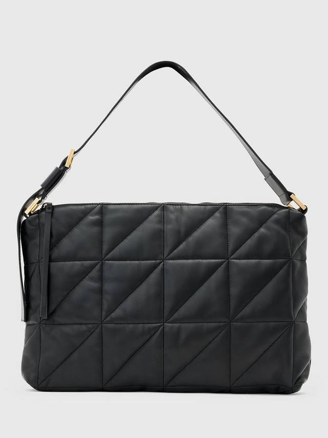 Кожаная стеганая сумка через плечо Edbury AllSaints, Black
Кожаная стеганая сумка через плечо Edbury AllSaints, Black