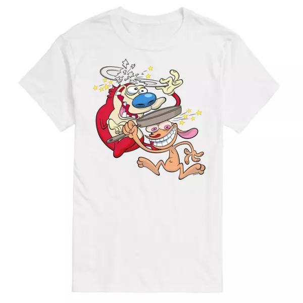 Футболка с принтом «Большой и высокий Рен и Стимпи Хэд Смэш» Licensed Character, белый
Футболка с принтом «Большой и высокий Рен и Стимпи Хэд Смэш» Licensed Character, белый