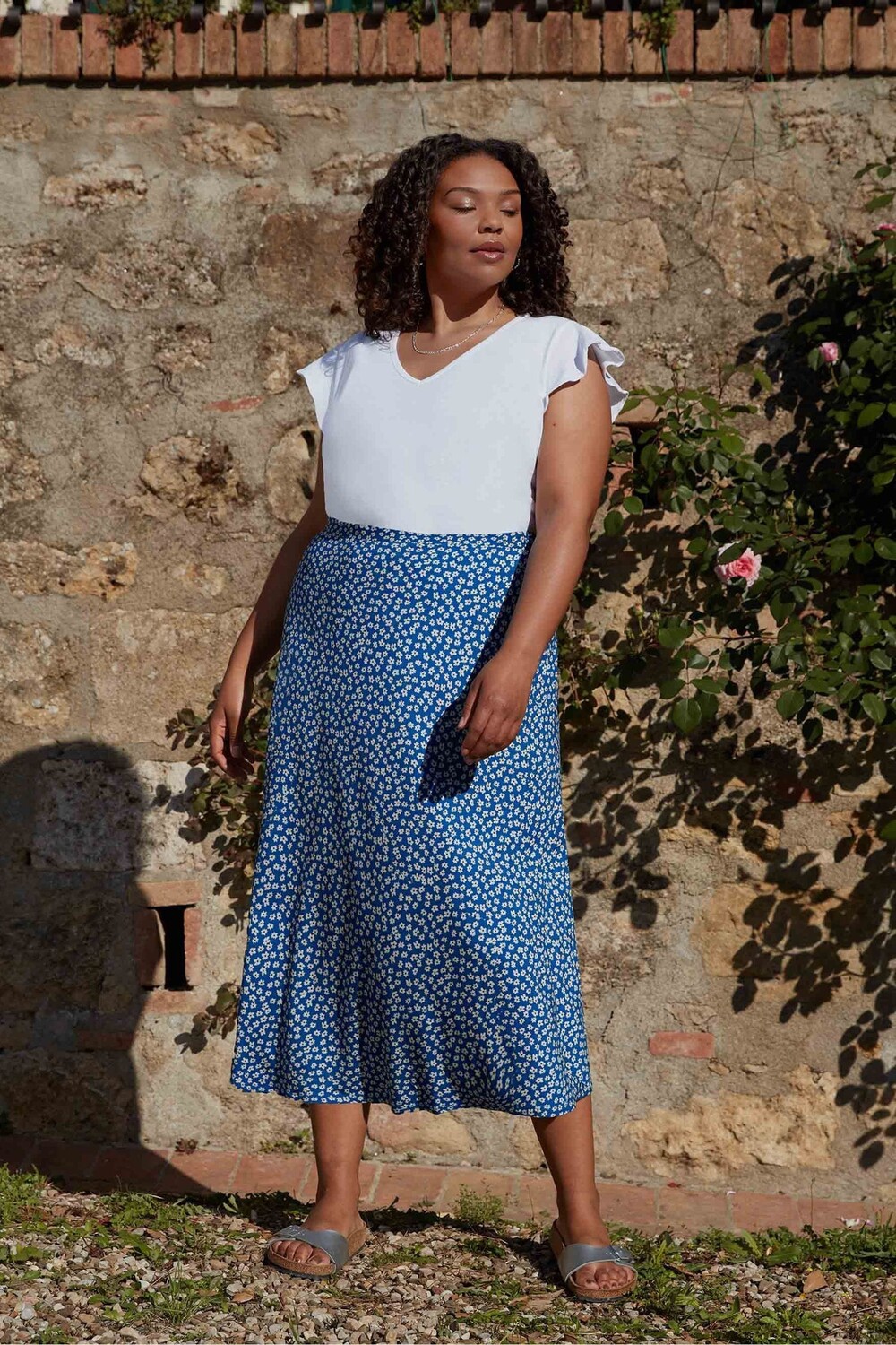 Юбка миди из джерси с цветочным принтом Live Unlimited, синий
Юбка миди из джерси с цветочным принтом Live Unlimited, синий