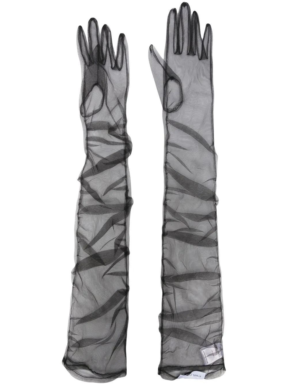 Длинные прозрачные перчатки Ioana Ciolacu, черный
Длинные прозрачные перчатки Ioana Ciolacu, черный