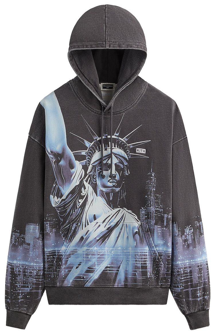 Толстовка Kith NY to the World Neon Liberty Vintage Nelson Hoodie, черный
Толстовка Kith NY to the World Neon Liberty Vintage Nelson Hoodie, черный