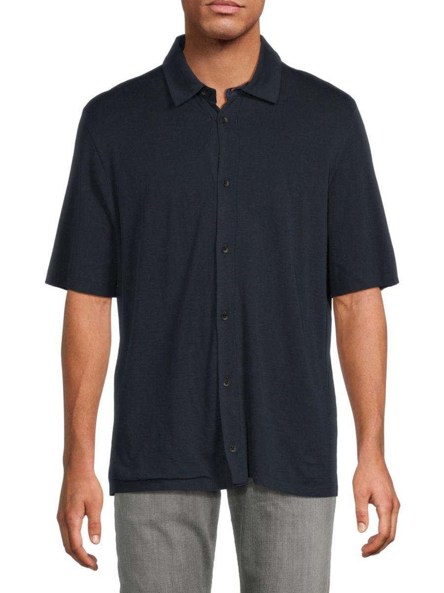 Однотонная хлопковая рубашка rag & bone, темно-синий
Однотонная хлопковая рубашка rag & bone, темно-синий