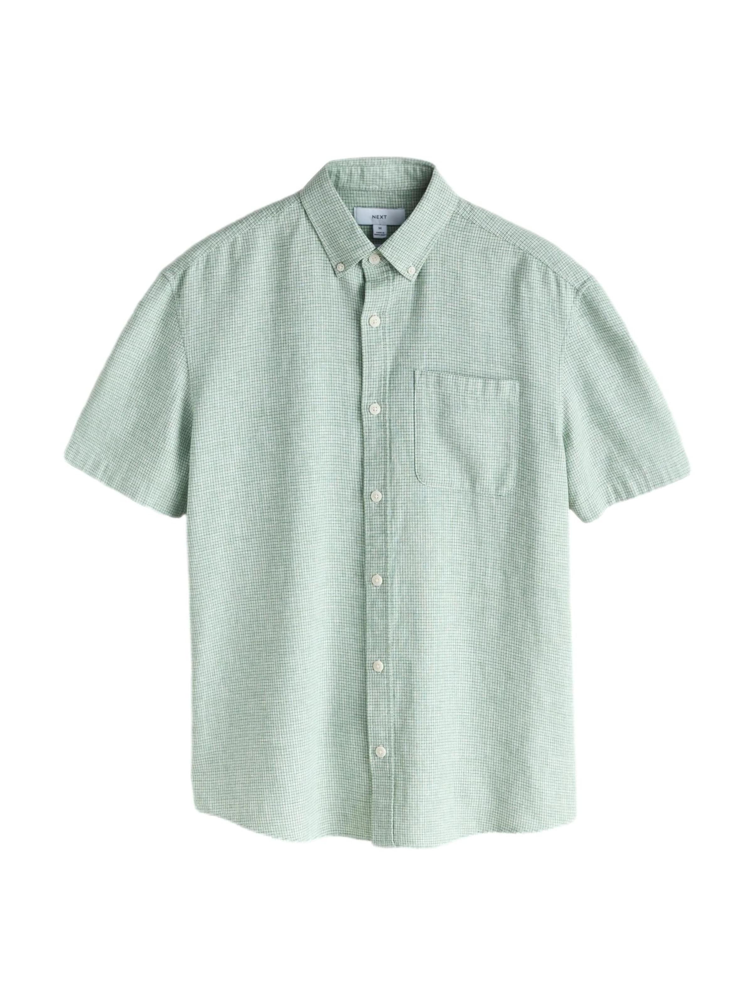 Next Рубашка на пуговицах Regular fit в зеленом цвете
Next Рубашка на пуговицах Regular fit в зеленом цвете