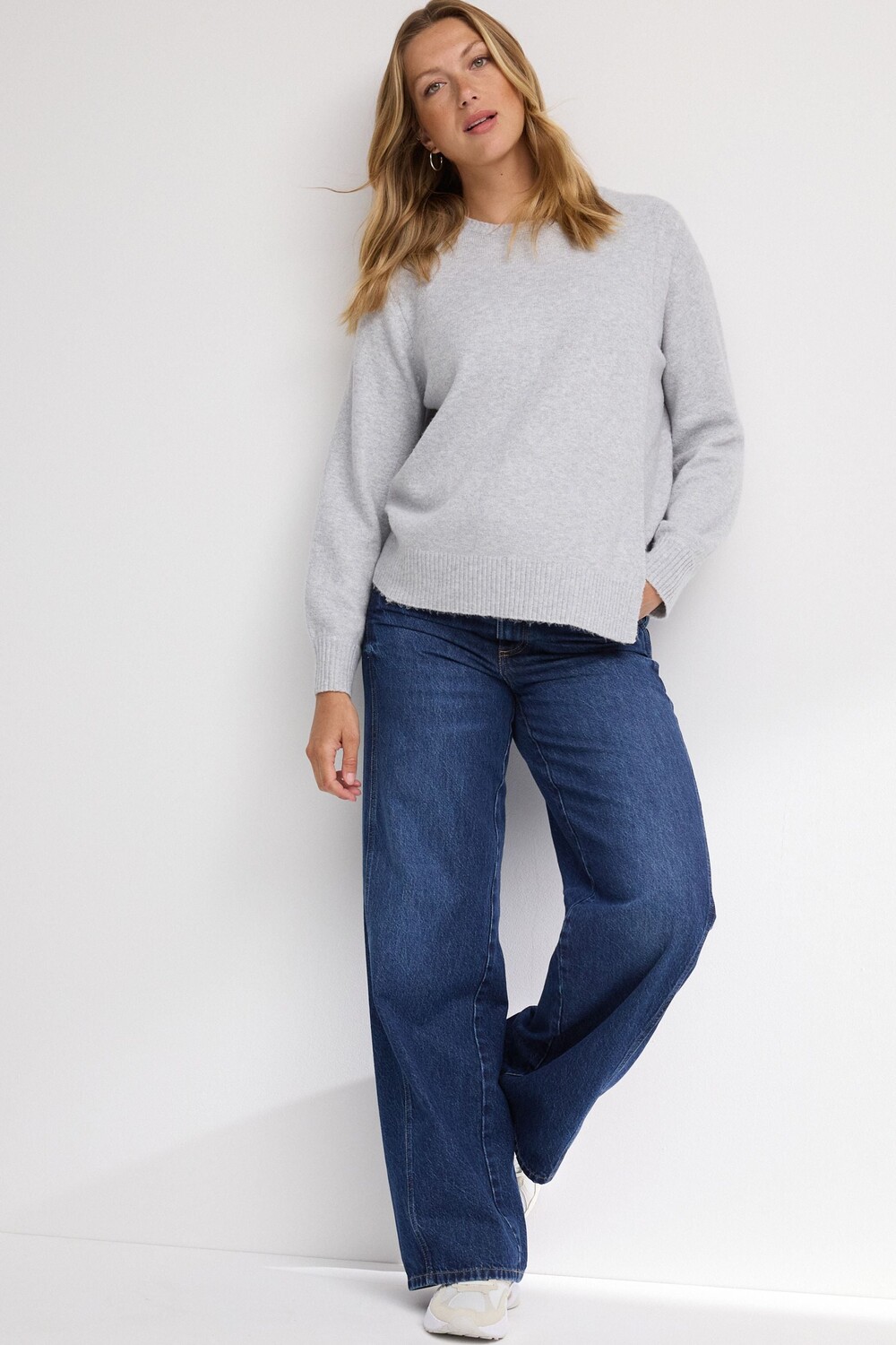 Джинсы для беременных с широкими штанинами из 100% хлопка Next, синий
Джинсы для беременных с широкими штанинами из 100% хлопка Next, синий