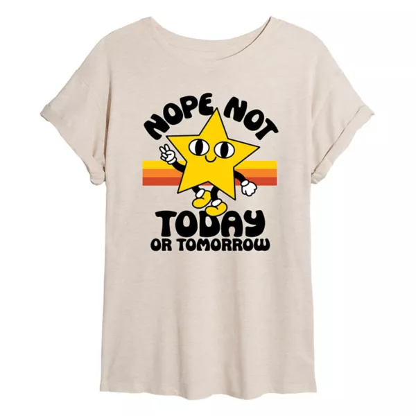 Юниоры, нет, не сегодня и не завтра, свободная футболка Licensed Character, бежевый
Юниоры, нет, не сегодня и не завтра, свободная футболка Licensed Character, бежевый