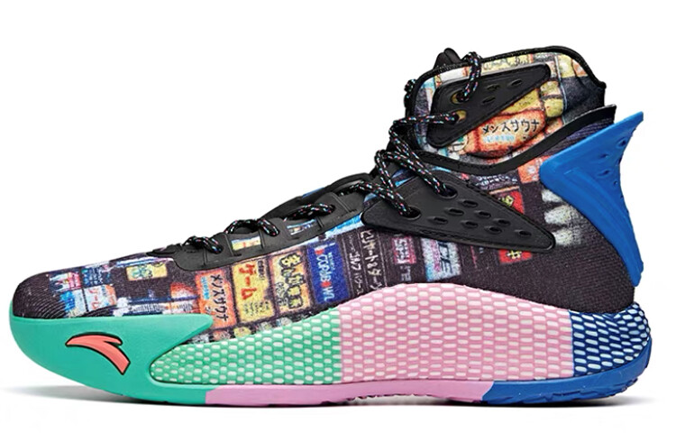 Баскетбольные кроссовки KT5 мужские высокие черные/зеленые/розовые Anta
Баскетбольные кроссовки KT5 мужские высокие черные/зеленые/розовые Anta