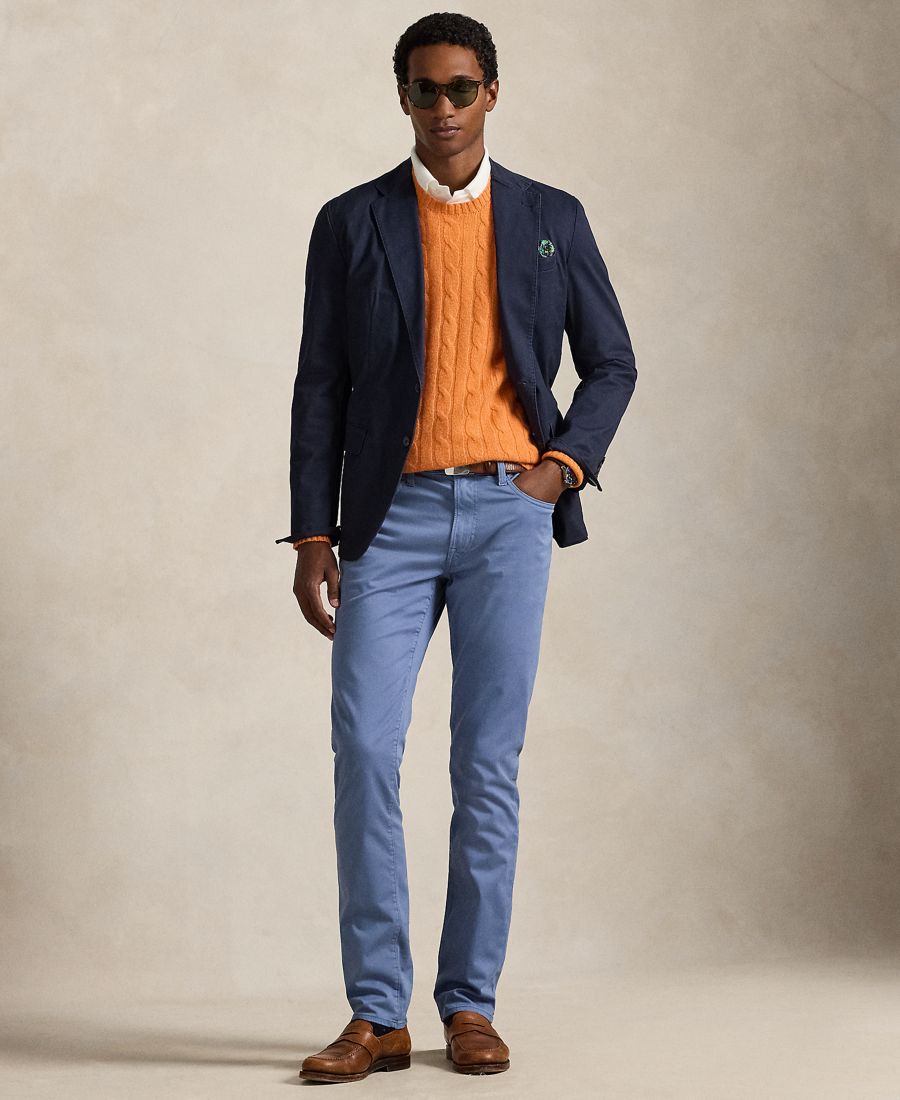 Мужские брюки Varick Slim Straight из эластичного атласа Polo Ralph Lauren, Capri Blue
Мужские брюки Varick Slim Straight из эластичного атласа Polo Ralph Lauren, Capri Blue