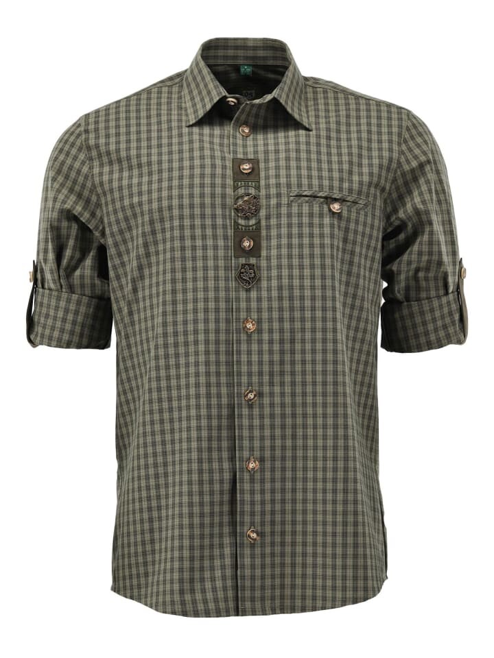Рубашка OS-Trachten Jagdhemd Qeludo, цвет trachtengrün
Рубашка OS-Trachten Jagdhemd Qeludo, цвет trachtengrün