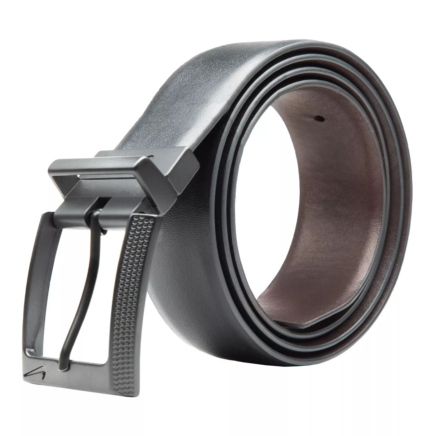 Мужской двусторонний ремень с фактурной пряжкой Nike
Мужской двусторонний ремень с фактурной пряжкой Nike