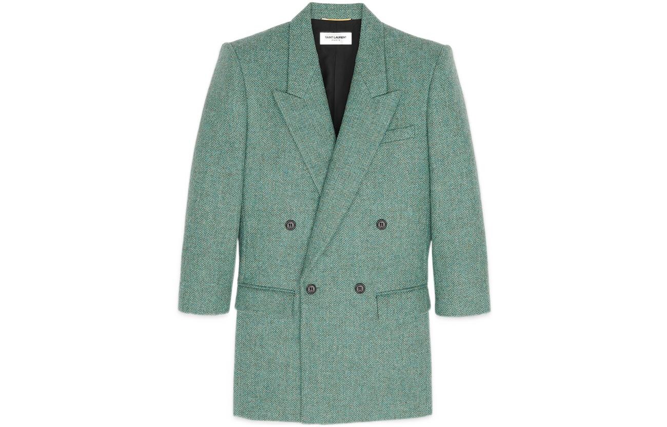 Деловой костюм женский, цвет морской волны Saint Laurent
Деловой костюм женский, цвет морской волны Saint Laurent