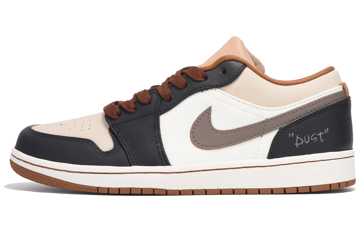 Jordan Баскетбольные кроссовки Air 1 Slip-Resistant Coverage Balance с низким верхом и ударопрочностью, мужские, черно-коричневые 
Jordan Баскетбольные кроссовки Air 1 Slip-Resistant Coverage Balance с низким верхом и ударопрочностью, мужские, черно-коричневые