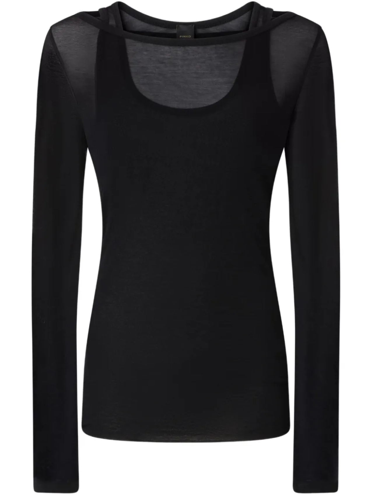 Футболка из марли с длинными рукавами PINKO, черный
Футболка из марли с длинными рукавами PINKO, черный