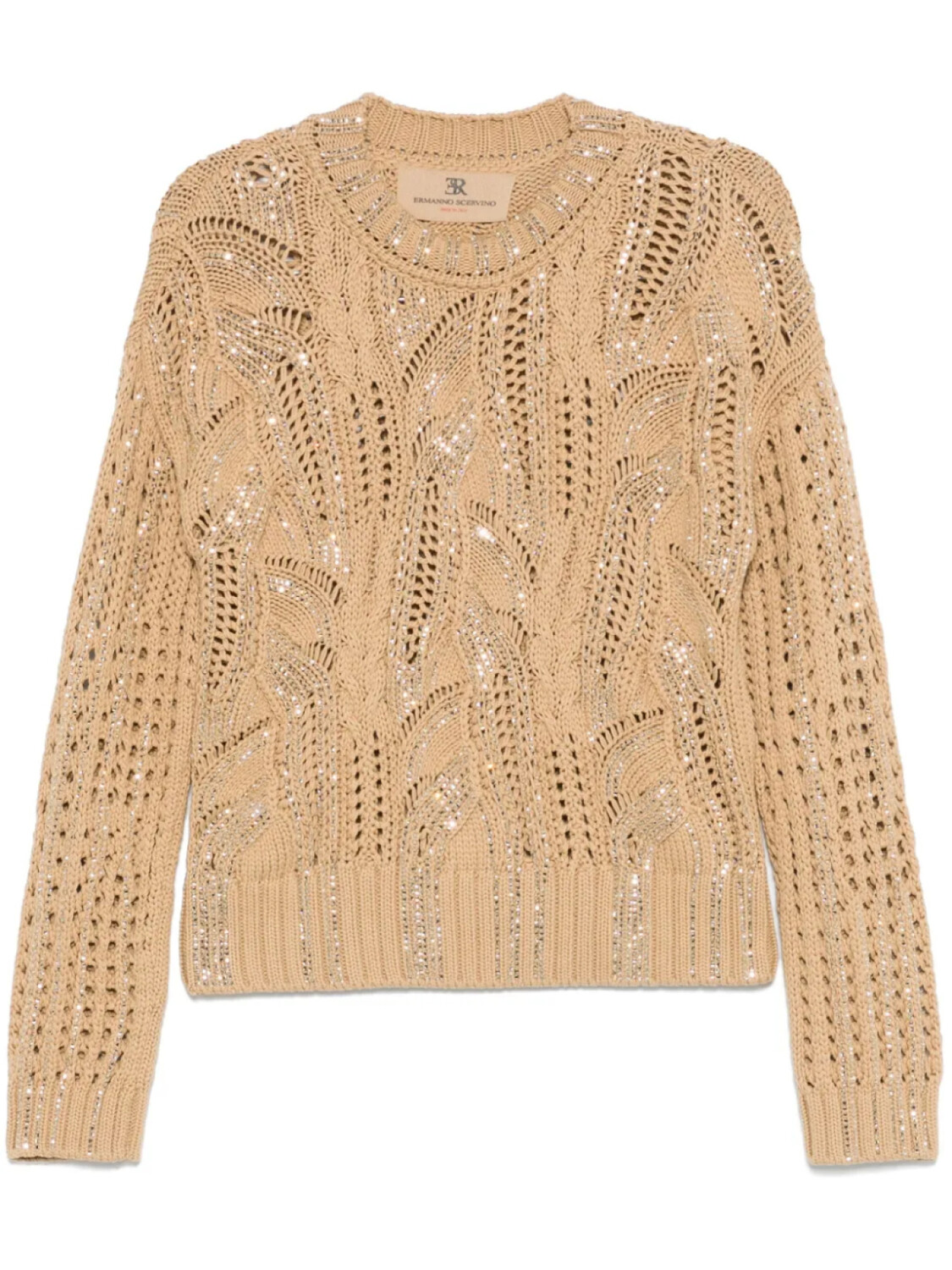 Ermanno Scervino свитер с кристаллами, коричневый
Ermanno Scervino свитер с кристаллами, коричневый