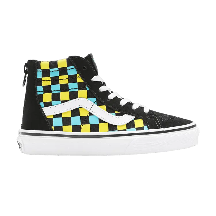 Кроссовки Vans Sk8-Hi Zip Kids 'Neon Glow Checkerboard', черный
Кроссовки Vans Sk8-Hi Zip Kids 'Neon Glow Checkerboard', черный