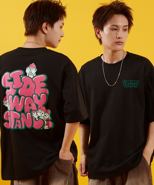 Футболка с короткими рукавами и графическим принтом Sideway Stance, черная
Футболка с короткими рукавами и графическим принтом Sideway Stance, черная