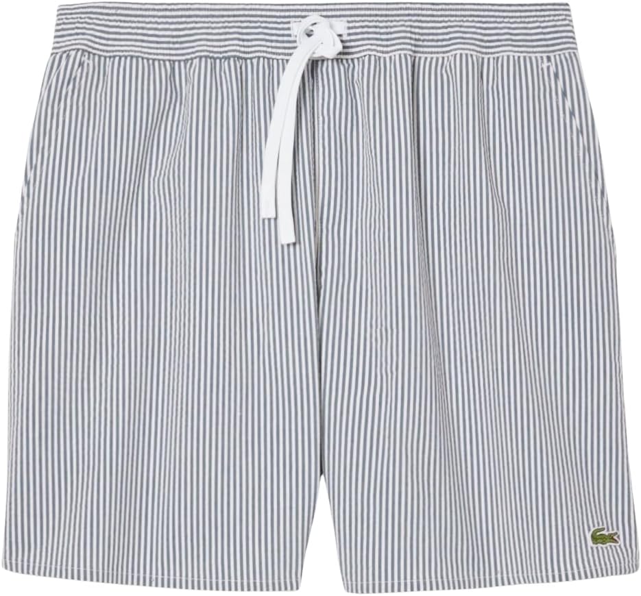 Мужские шорты Lacoste в полоску из пике, White & Dark Teal
Мужские шорты Lacoste в полоску из пике, White & Dark Teal