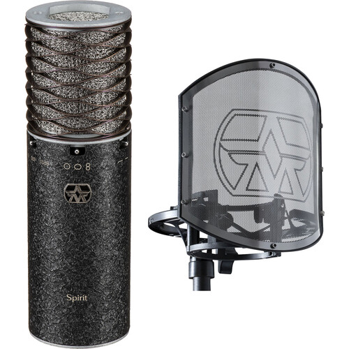 Aston Microphones Spirit Black Bundle Многодиапазонный конденсаторный микрофон с большой диафрагмой и Swiftshield (Ограниченная серия черного цвета)
Aston Microphones Spirit Black Bundle Многодиапазонный конденсаторный микрофон с большой диафрагмой и Swiftshield (Ограниченная серия черного цвета)