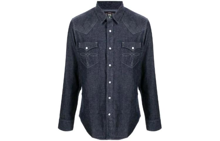 Ральф Лорен Rrl Длинный рукав Джинсовая Вестерн Рубашка Polo Ralph Lauren, синий
Ральф Лорен Rrl Длинный рукав Джинсовая Вестерн Рубашка Polo Ralph Lauren, синий