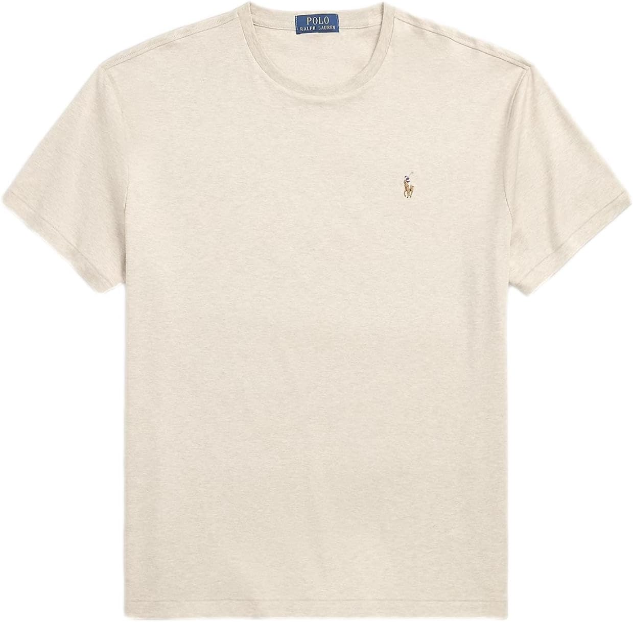 Мужская футболка POLO RALPH LAUREN из хлопкового джерси с круглым вырезом, Rl Dune Tan Multi-Colored Pony.
Мужская футболка POLO RALPH LAUREN из хлопкового джерси с круглым вырезом, Rl Dune Tan Multi-Colored Pony.