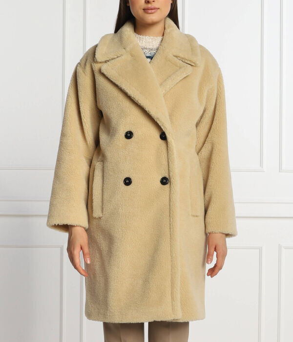 Шуба женская Marella искусственная с добавлением овчины, бежевый
Шуба женская Marella искусственная с добавлением овчины, бежевый