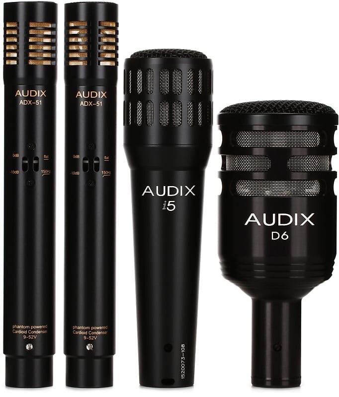 Комплект микрофонов Audix DP-QUAD 4-Piece Drum Mic Pack
Комплект микрофонов Audix DP-QUAD 4-Piece Drum Mic Pack