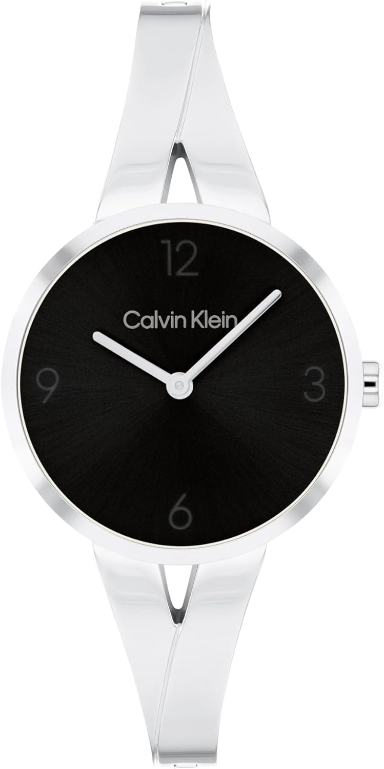 Calvin Klein Joyful - женские кварцевые часы с 2-часовым запасом хода, корпус из нержавеющей стали, браслет-браслет, водонепроницаемость 3 атм/30 метров, регулируемые звенья для индивидуальной посадки, диаметр 30 мм, Silver
Calvin Klein Joyful - женские кварцевые часы с 2-часовым запасом хода, корпус из нержавеющей стали, браслет-браслет, водонепроницаемость 3 атм/30 метров, регулируемые звенья для индивидуальной посадки, диаметр 30 мм, Silver