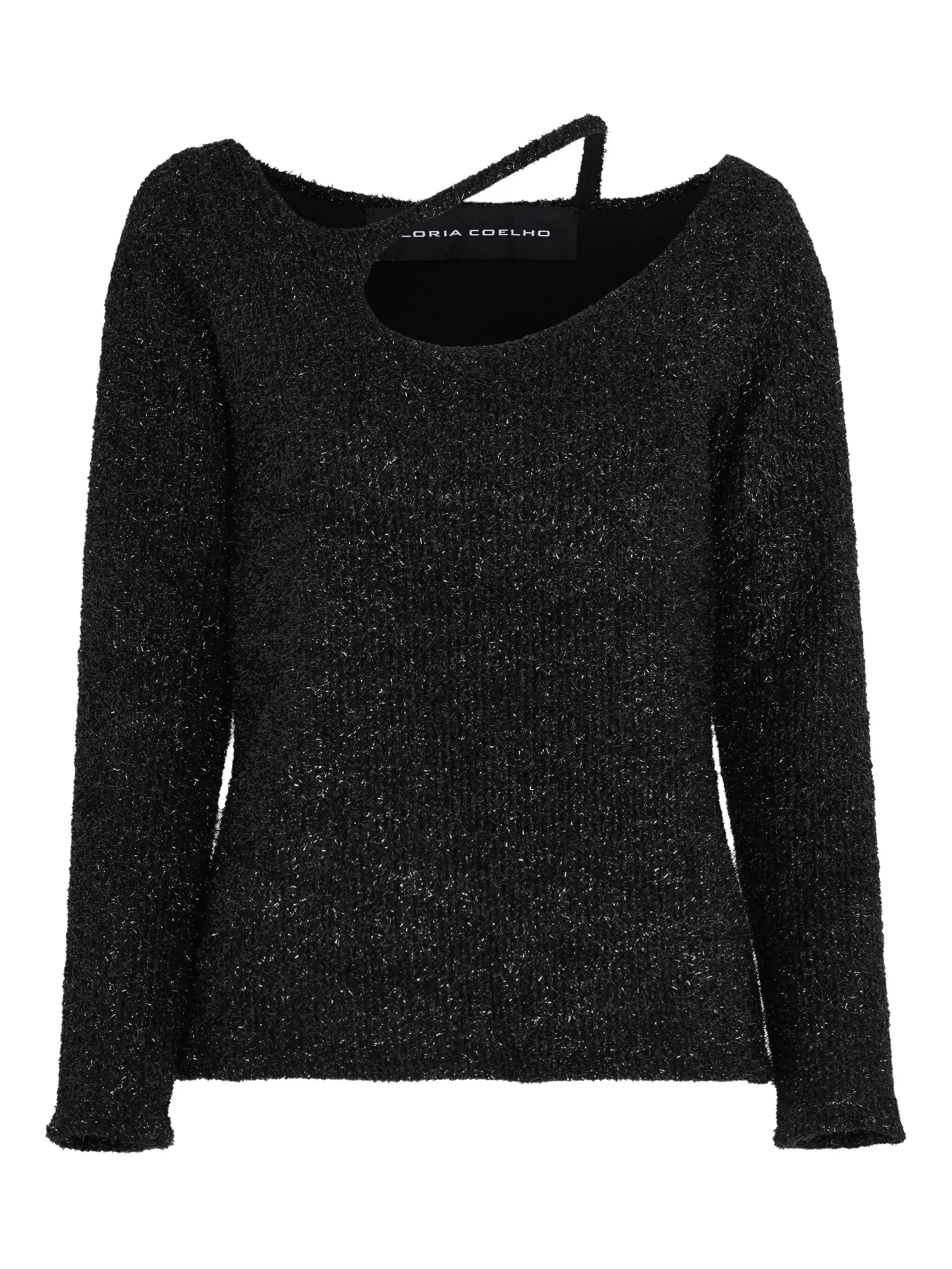 Топ с блестками Gloria Coelho, черный
Топ с блестками Gloria Coelho, черный