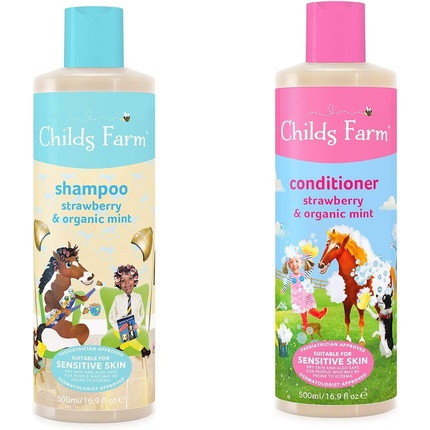 Набор шампуня и кондиционера «Клубника и органическая мята» 500 мл Childs Farm
Набор шампуня и кондиционера «Клубника и органическая мята» 500 мл Childs Farm