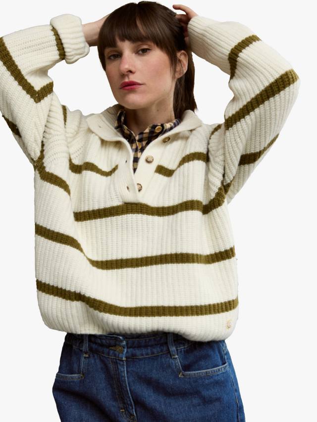 Джемпер из смесовой шерсти в полоску Armor Lux, цвет Nature/Fir Green
Джемпер из смесовой шерсти в полоску Armor Lux, цвет Nature/Fir Green