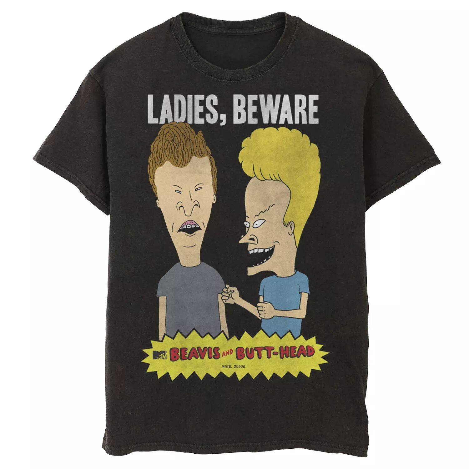 Мужская футболка Beavis and Butthead Ladies Beware с графическим логотипом Licensed Character
Мужская футболка Beavis and Butthead Ladies Beware с графическим логотипом Licensed Character