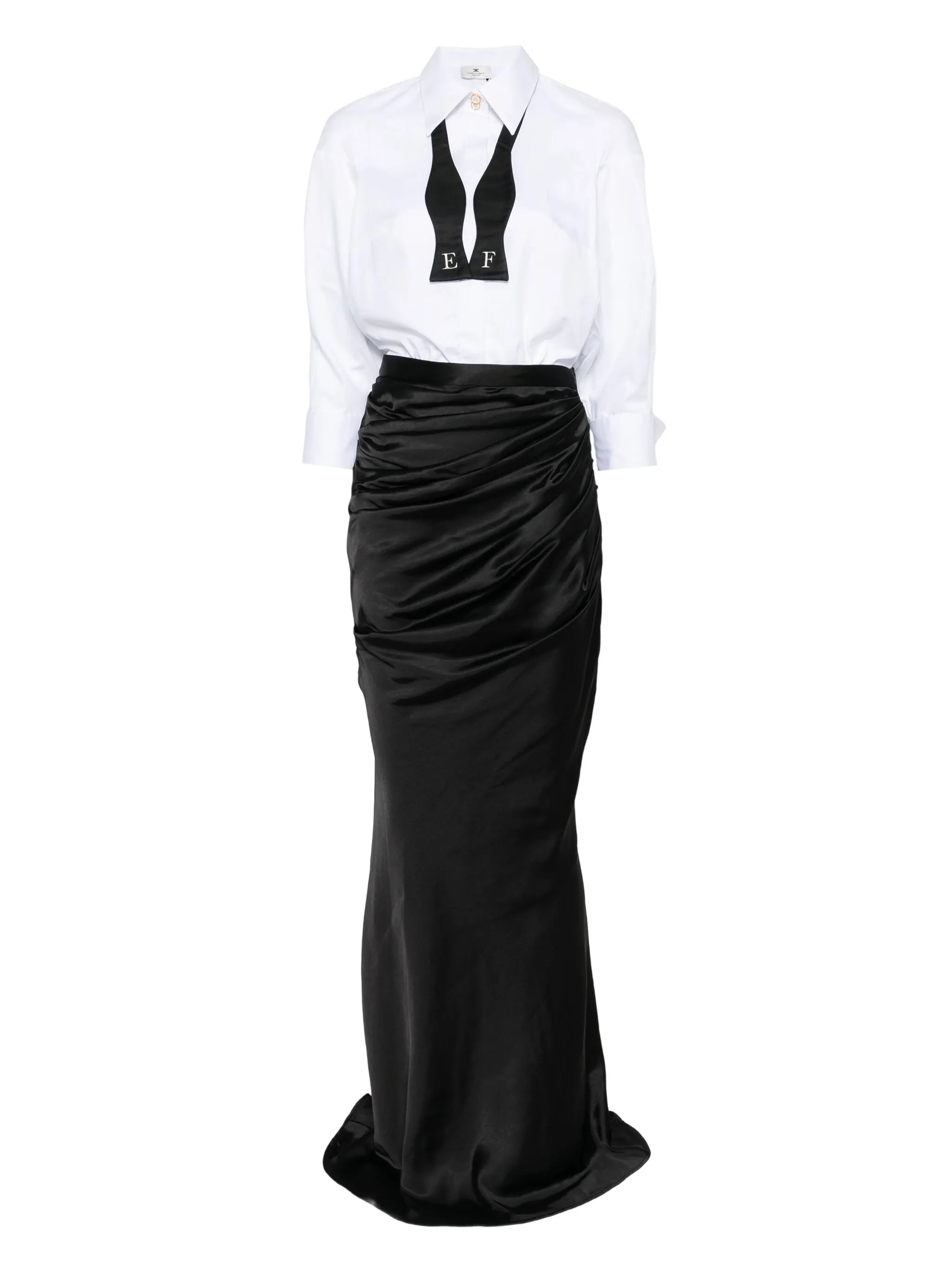 Платье со сборками Elisabetta Franchi, белый
Платье со сборками Elisabetta Franchi, белый