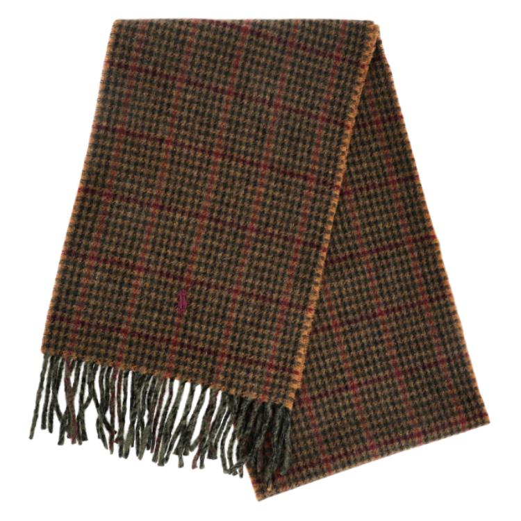 Polo Ralph Lauren Шерстяной вязаный шарф унисекс коричневый, Brown
Polo Ralph Lauren Шерстяной вязаный шарф унисекс коричневый, Brown