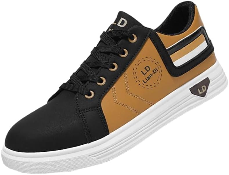 Мужские модные спортивные кроссовки большого размера, повседневные низкие, верх из ПУ, резиновая подошва, противоскользящие и прочные, подходят для бега на открытом воздухе Fmshi, черный/желтый
Мужские модные спортивные кроссовки большого размера, повседневные низкие, верх из ПУ, резиновая подошва, противоскользящие и прочные, подходят для бега на открытом воздухе Fmshi, черный/желтый