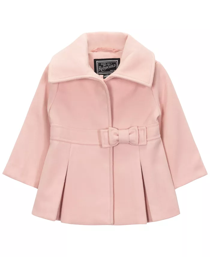 Детское пальто с бантом на талии для девочек S Rothschild & Co, розовый
Детское пальто с бантом на талии для девочек S Rothschild & Co, розовый