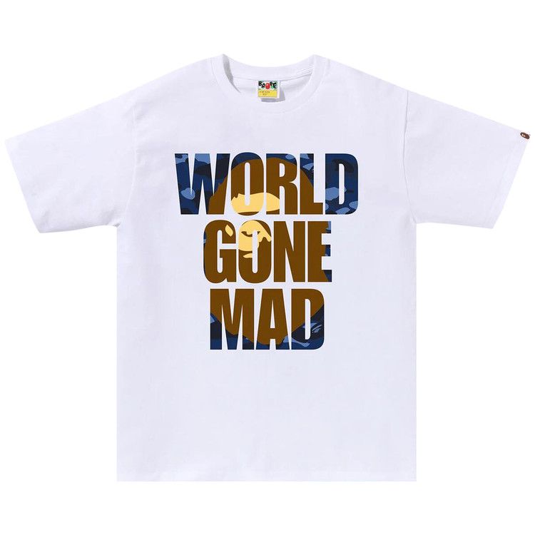 Футболка BAPE Color Camo WGM Ape Head Overlap Tee, White 
Футболка BAPE Color Camo WGM Ape Head Overlap Tee, White