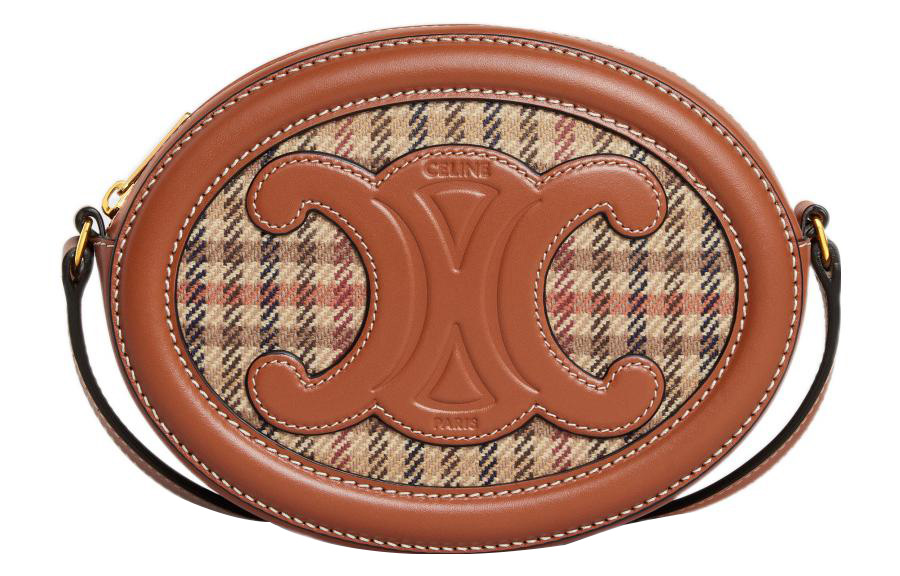 CELINE Триумф ткань с кожаной сумка для лунных пряников кошелек через плечо на плечо женская коричневая
CELINE Триумф ткань с кожаной сумка для лунных пряников кошелек через плечо на плечо женская коричневая