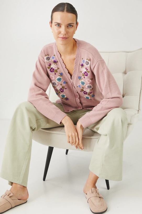 Кардиган с добавлением шерсти Medicine, розовый
Кардиган с добавлением шерсти Medicine, розовый