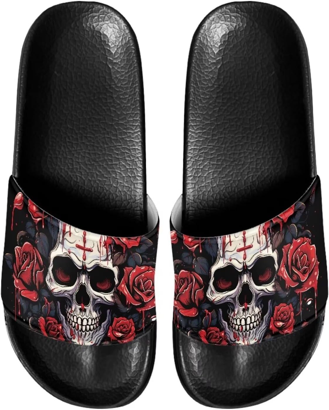 Мужские тапочки Pugasmiru, шлепанцы, нескользящие для душа, домашняя повседневная обувь, Red Rose Skull Pattern
Мужские тапочки Pugasmiru, шлепанцы, нескользящие для душа, домашняя повседневная обувь, Red Rose Skull Pattern