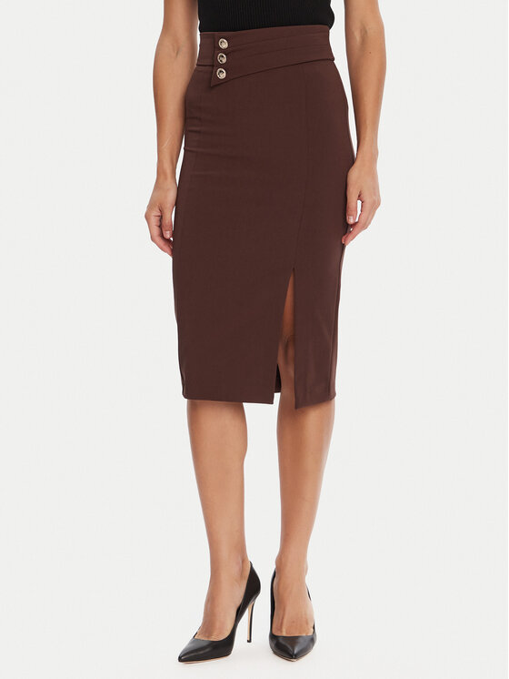 Юбка-карандаш slim fit CFC0126167003 Rinascimento, коричневый
Юбка-карандаш slim fit CFC0126167003 Rinascimento, коричневый