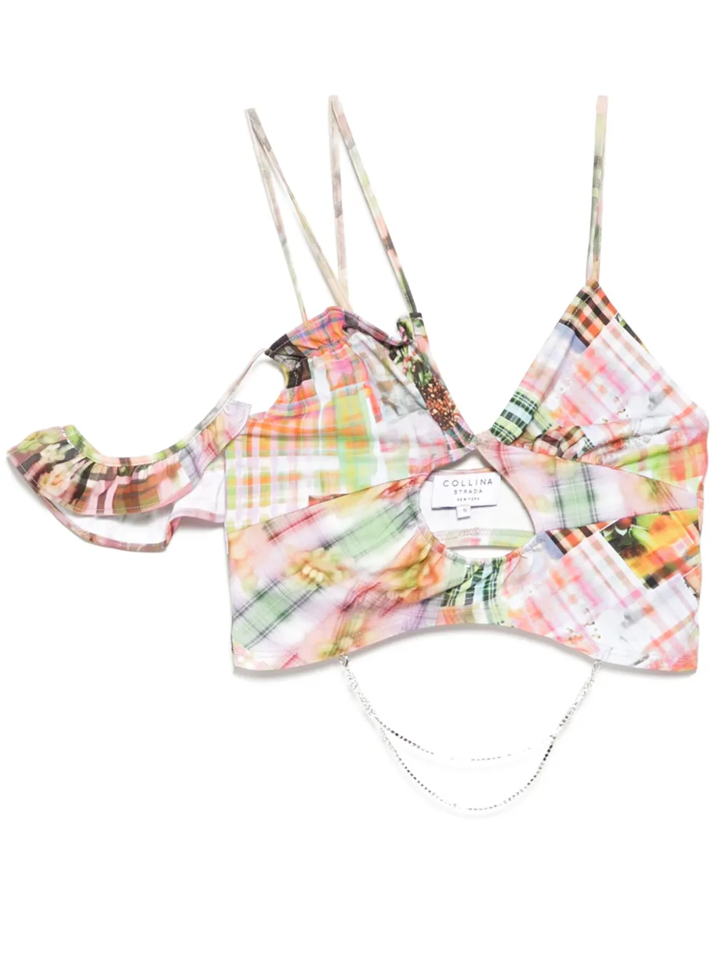 Топ с графичным принтом Collina Strada, розовый
Топ с графичным принтом Collina Strada, розовый