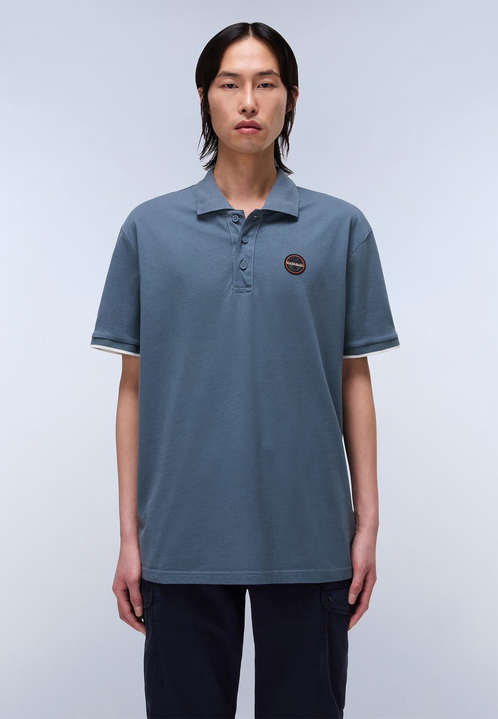 Рубашка поло Napapijri, цвет Stormy Weat Gy 
Рубашка поло Napapijri, цвет Stormy Weat Gy